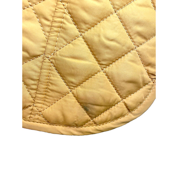 Hollyland Women's Quilted Mustard Lightweight Sleeveless Vest Small - Picture 5 of 9